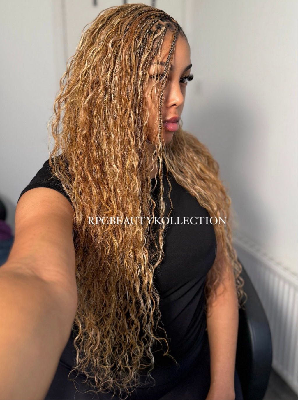Sunset Honey Deep Wave Bulk Hair Extensions for Boho Braids - 100% Human Hair