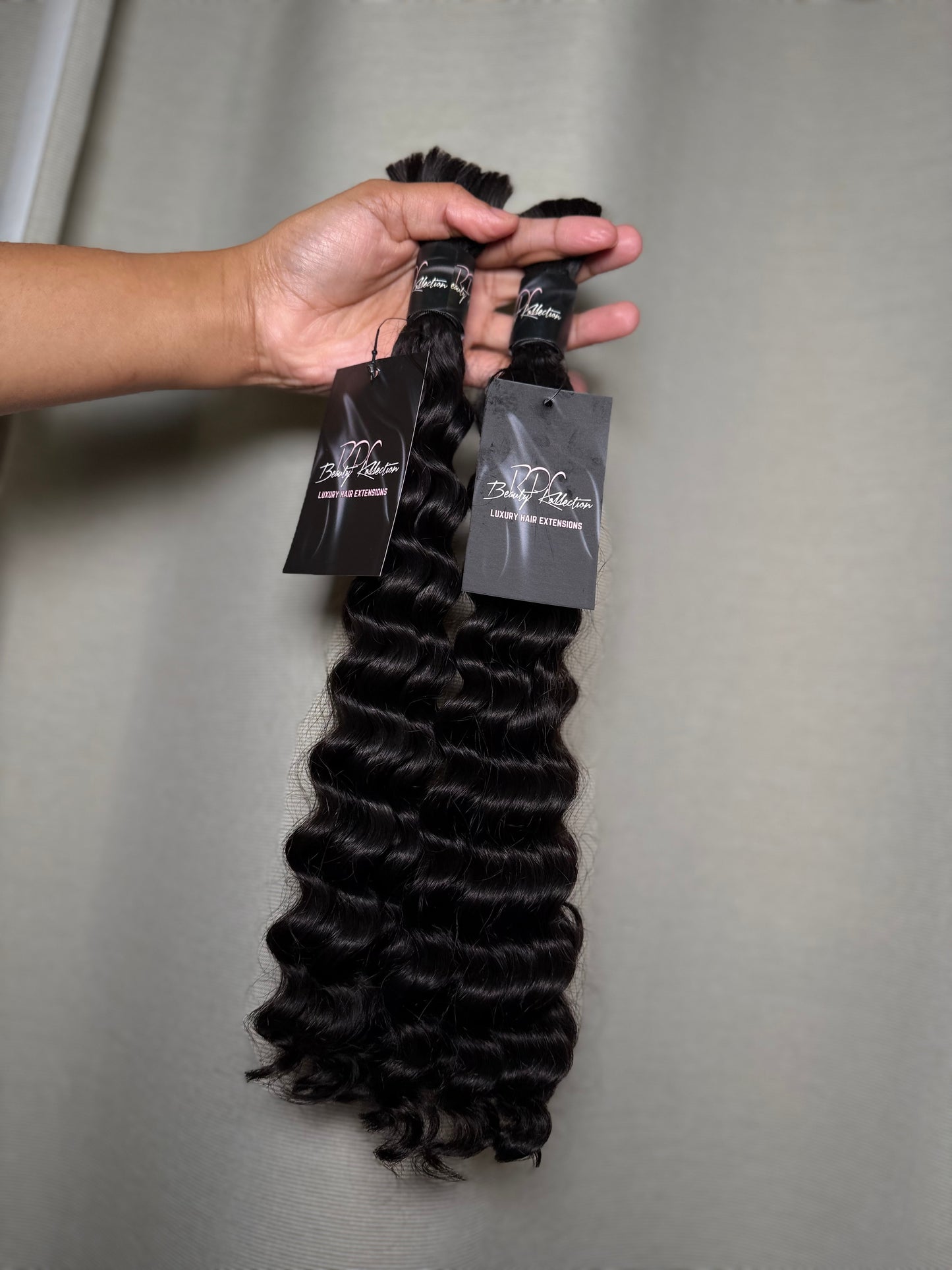 Deep Wave Bulk Hair Extensions for Boho Braids - 100% Human Hair