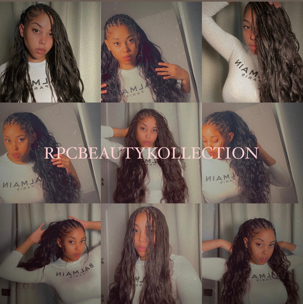 RPC Wave Bulk Hair Extensions for Boho Braids - 100% Human Hair