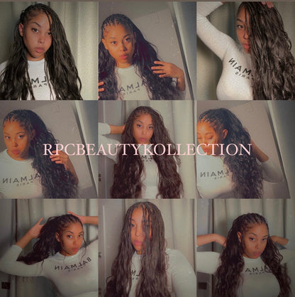 RPC Wave Bulk Hair Extensions for Boho Braids - 100% Human Hair