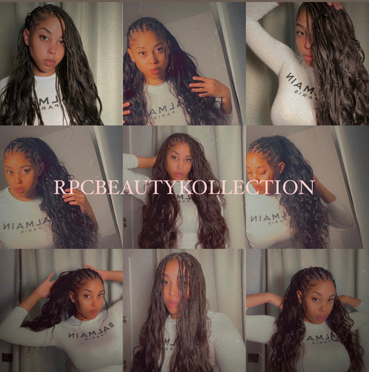 RPC Wave Bulk Hair Extensions for Boho Braids - 100% Human Hair