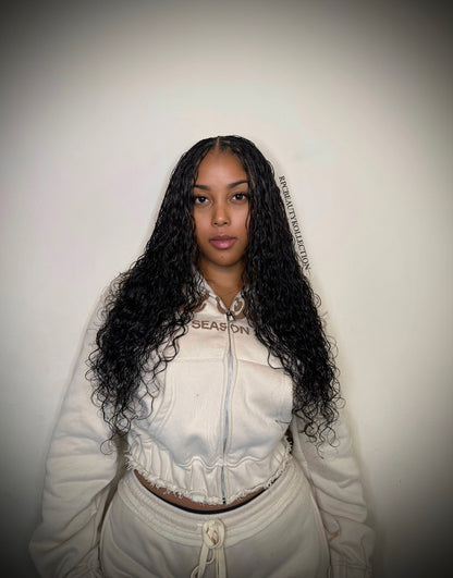 Rainangy Wave - Pre-stretched Human Hair for 100% Human Hair Boho Braids