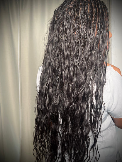 RPC Wave Bulk Hair Extensions for Boho Braids - 100% Human Hair