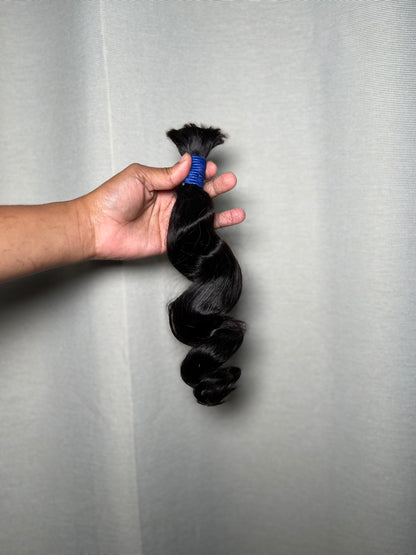 RPC Wave Bulk Hair Extensions for Boho Braids - 100% Human Hair